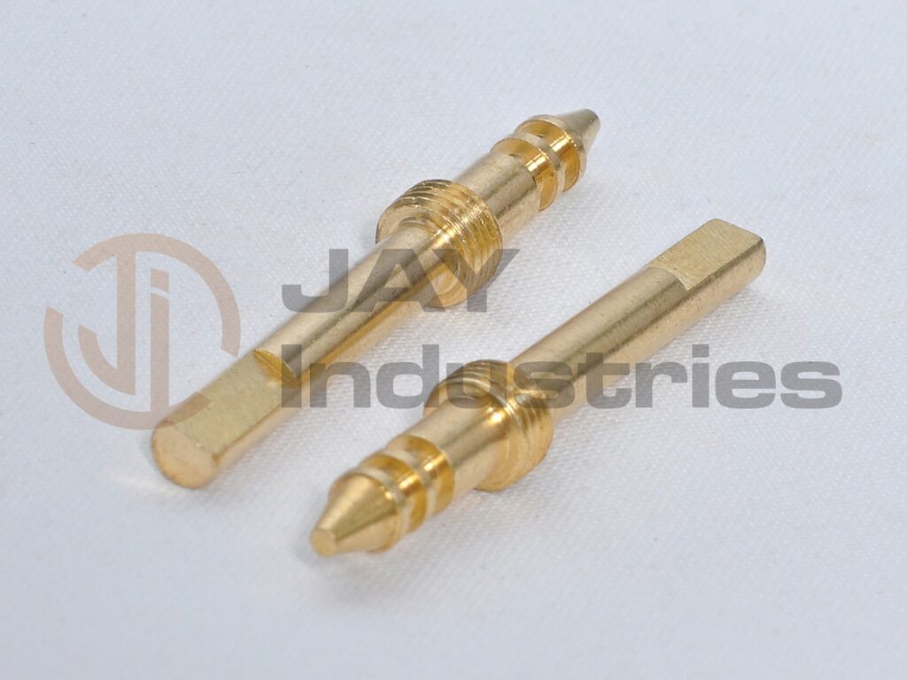 Brass Sloted and Threaded pin