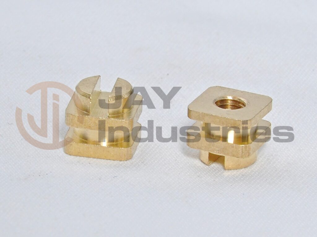 Brass Square sloted nut