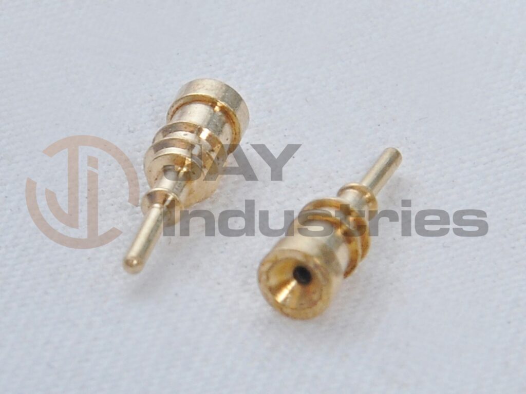 Brass steaped pin with micro hole